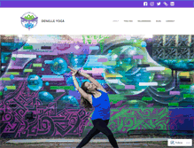 Tablet Screenshot of denelleyoga.com